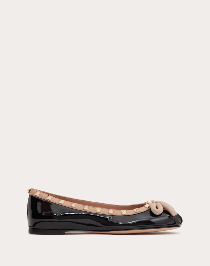 ROCKSTUD PATENT LEATHER BALLERINA - Image 6